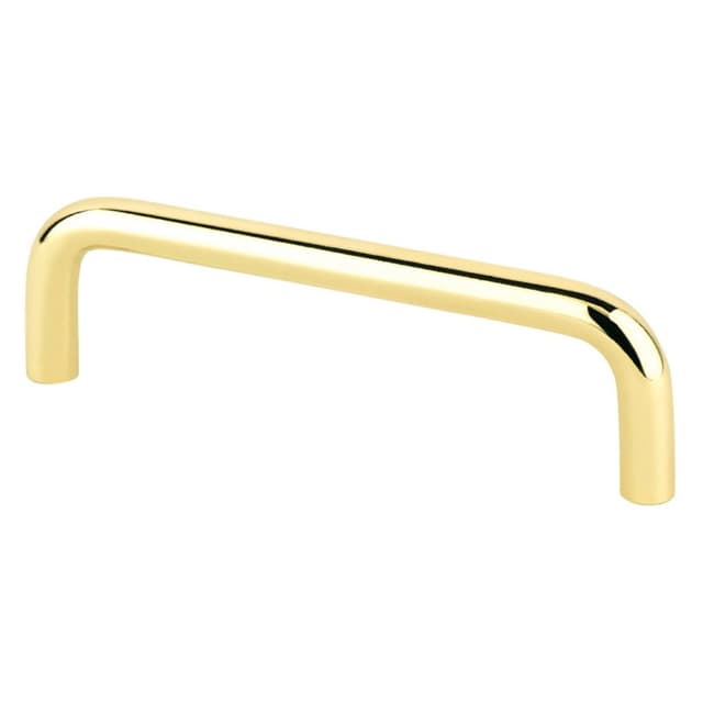 Berenson ZZ Series 3-3/4" (95 mm) Center to Center Polished Brass Pull, - 6151-203-P