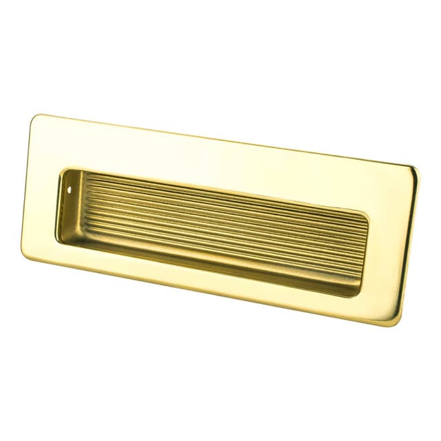 Berenson Zurich Series 8-13/16" (224 mm) Center to Center Gold Recessed Pull, - 6691-107-B