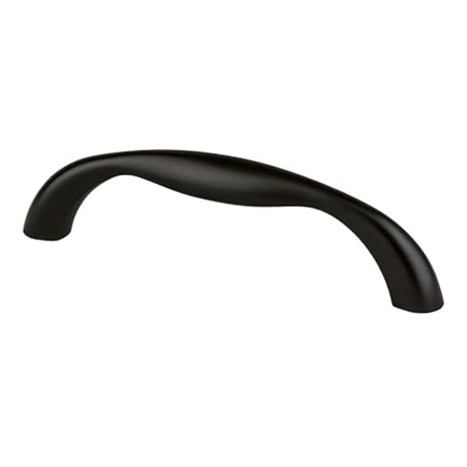 Berenson Valencia Series 3-3/4" (95 mm) Center to Center Matte Black Pull, - 7018-155-C