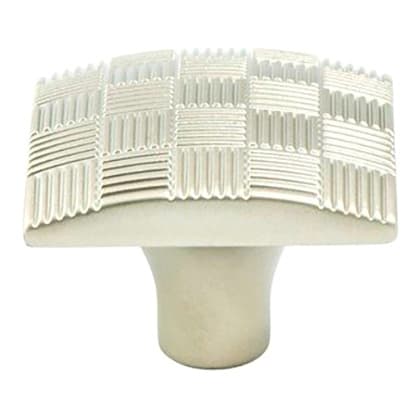 Berenson Virtuoso Series Satin Nickel 1-1/8" (28.5 mm) L x 1-1/8" (29 mm) W Knob, - 7139-1015-C