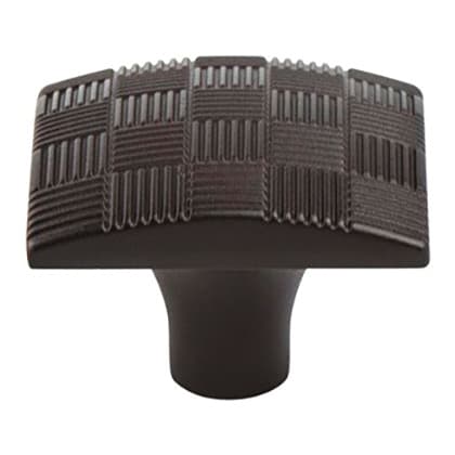 Berenson Virtuoso Series Rubbed Bronze 1-1/8" (28.5 mm) L x 1-1/8" (29 mm) W Knob, - 7141-1010-C