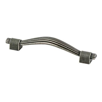 Berenson Opus Series 5-1/16" (128 mm) Center to Center Rustic Tin Pull, - 7152-10RT-C