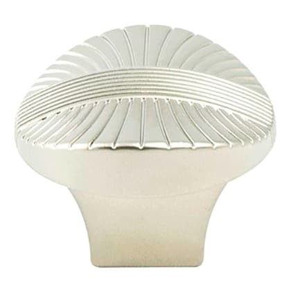 Berenson Opus Series Satin Nickel 1-3/8" (35 mm) L x 1-3/16" (30 mm) W Knob, - 7170-1015-C