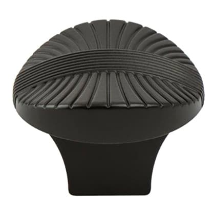 Berenson Opus Series Rubbed Bronze 1-3/8" (35 mm) L x 1-3/16" (30 mm) W Knob, - 7172-1010-C