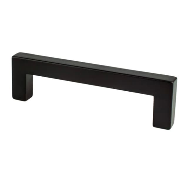 Berenson Modern Square Series 3-3/4" (96 mm) Center to Center Matte Black Pull, - 9011-4055-P