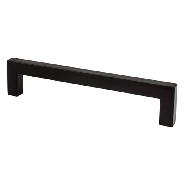 Berenson Modern Square Series 5-1/16" (128 mm) Center to Center Matte Black Pull, - 9014-4055-P