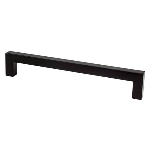 Berenson Modern Square Series 6-5/16" (160 mm) Center to Center Matte Black Pull, - 9017-4055-P