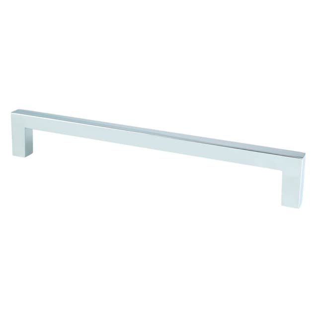 Berenson Modern Square Series 7-9/16" (192 mm) Center to Center Polished Chrome Pull, - 9019-4026-P