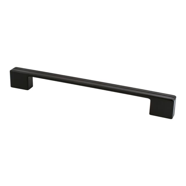 Berenson Skyline Series 8-13/16" (224 mm) Center to Center Matte Black Pull, - 9208-1055-P