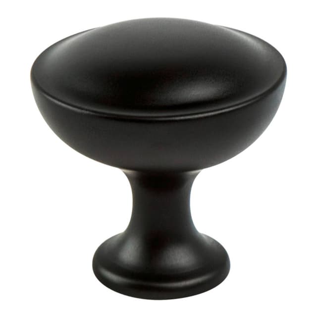 Berenson Echo Series Matte Black 1-3/16" (30 mm) Diameter Knob, - 9262-1055-P