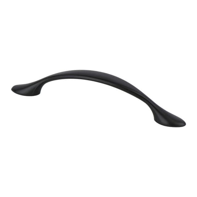 Berenson Transitional Advantage Three Series 3-3/4" (96 mm) Center to Center Black Pull, - 9359-1055-P