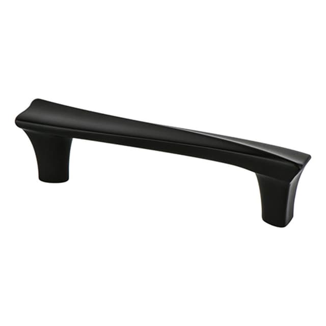 Berenson Fluidic Series 3-3/4" (96 mm) Center to Center Black Pull, - 9439-1055-P