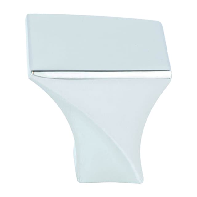 Berenson Fluidic Series Polished Chrome 1-3/16" (30 mm) L x 1-1/8" (29 mm) W Knob, - 9479-1026-P