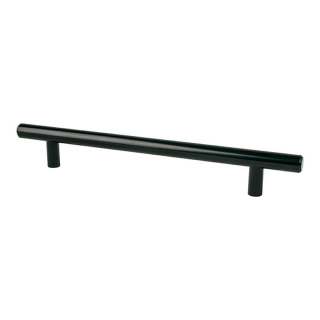 Berenson Steel Series 6-5/16" (160 mm) Center to Center Satin Black Pull, - 9521-2055-P