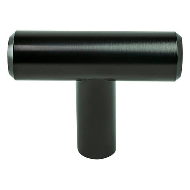 Berenson Steel Series Satin Black 2" (51 mm) L x 1/2" (12.5 mm) W Knob, - 9547-2055-P