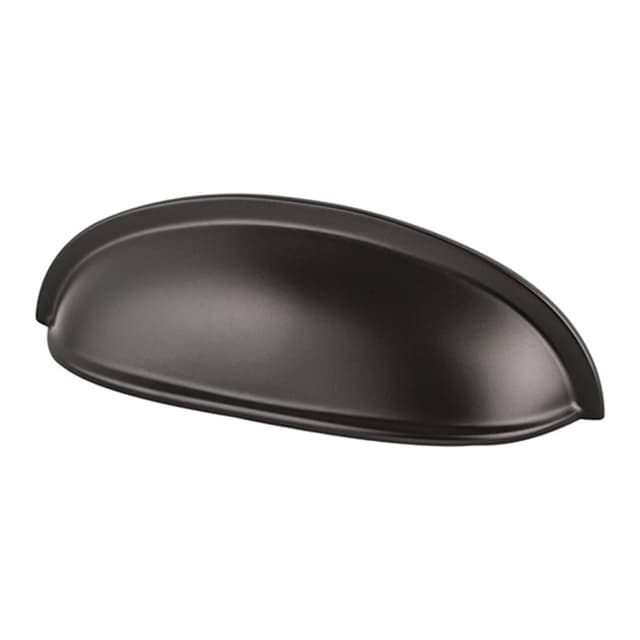 Berenson American Classic Series 3" (76 mm) Center to Center Rubbed Bronze Cup Pull, - 9890-110-P