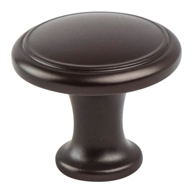 Berenson American Classics Series Rubbed Bronze 1-1/8" (28.5 mm) Diameter Knob, - 9923-110-P