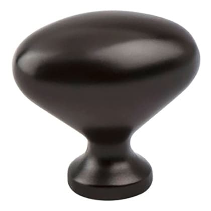 Berenson American Classics Series Rubbed Bronze 1-5/16" (33 mm) L x 7/8" (22 mm) W Knob, - 9933-110-P