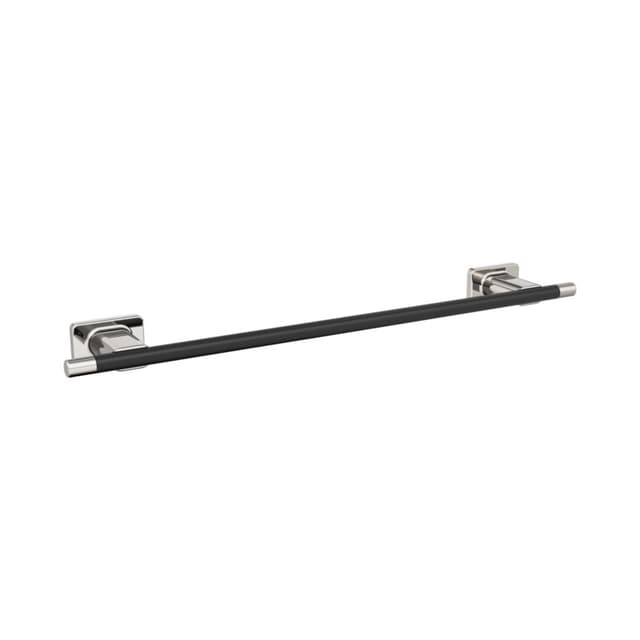 Amerock Esquire Polished Nickel/Black Bronze Towel Bar