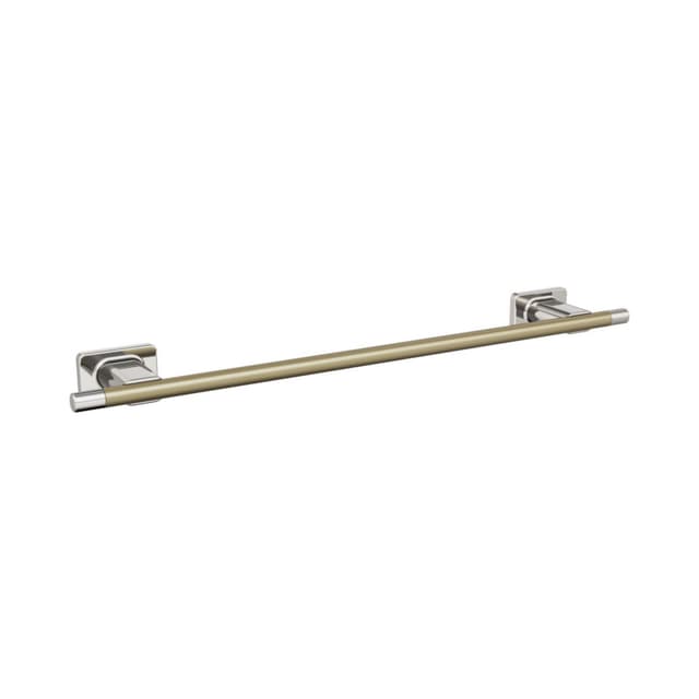 Amerock Esquire Polished Nickel/Golden Champagne Towel Bar