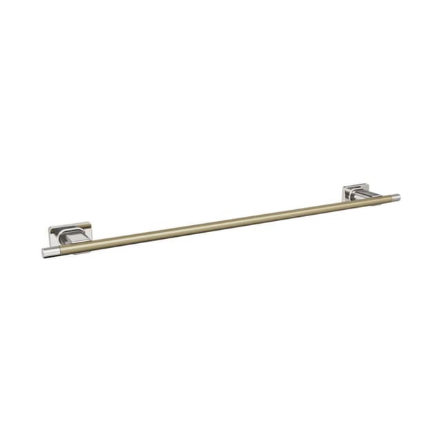 Amerock Esquire Polished Nickel/Golden Champagne Towel Bar