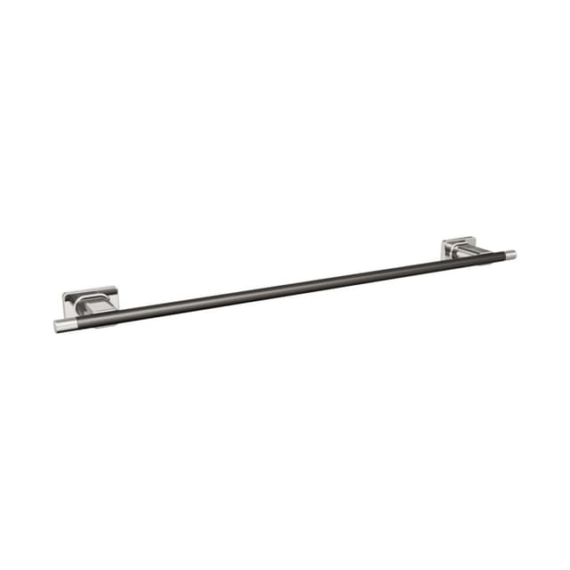 Amerock Esquire Polished Nickel/Gunmetal Towel Bar