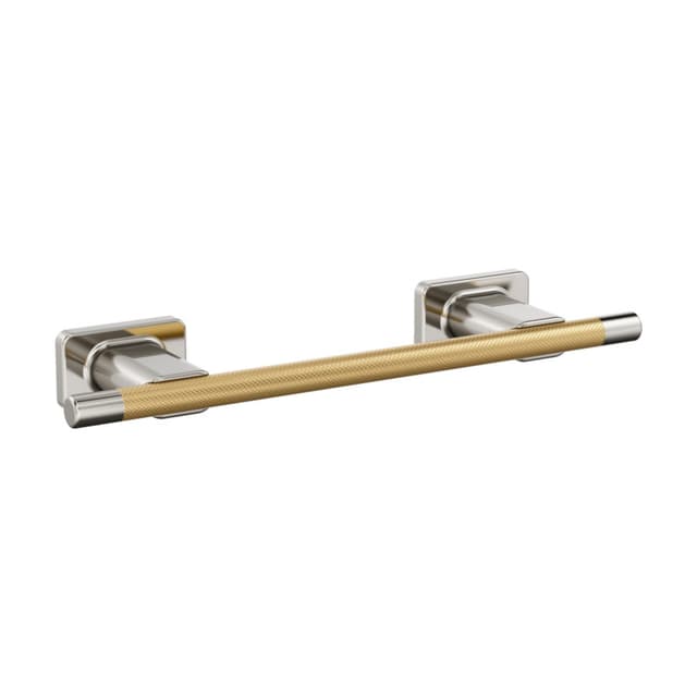 Amerock Esquire Polished Nickel/Champagne Bronze Towel Bar
