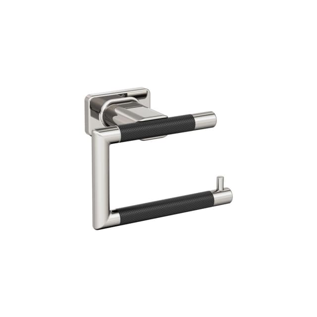 Amerock Esquire Polished Nickel/Black Bronze Tissue Holder