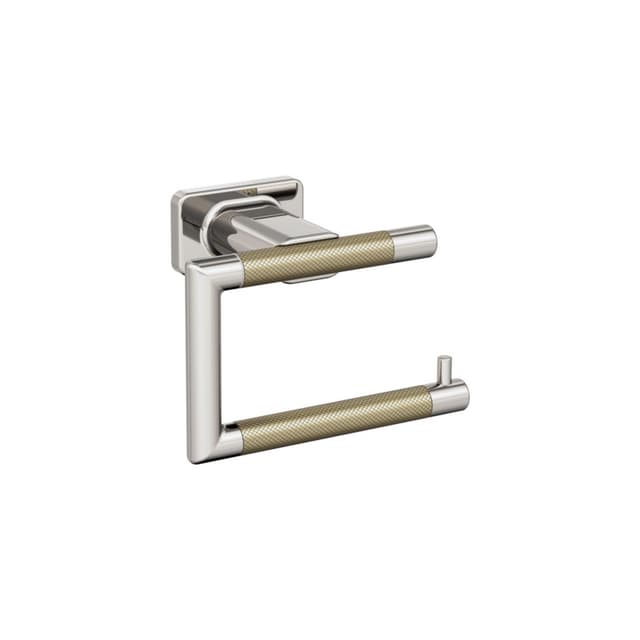 Amerock Esquire Polished Nickel/Golden Champagne Tissue Holder