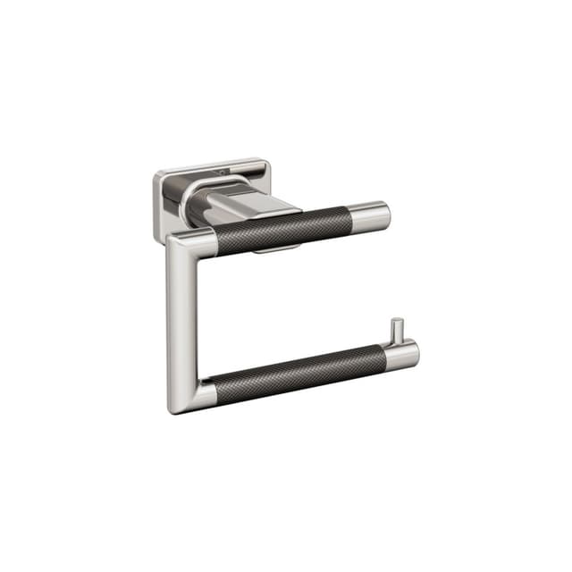 Amerock Esquire Polished Nickel/Gunmetal Tissue Holder