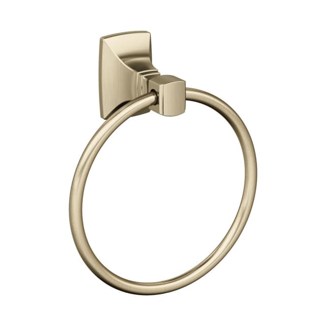 Amerock Highland Ridge Golden Champagne Towel Ring