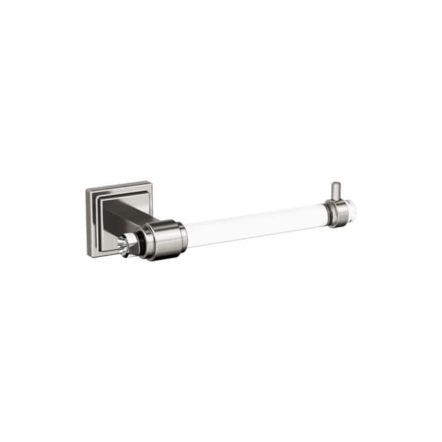 Amerock Glacio Clear/Brushed Nickel Tissue Holder