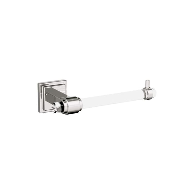 Amerock Glacio Clear/Polished Nickel Tissue Holder