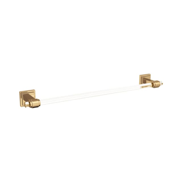 Amerock Glacio Clear/Champagne Bronze Towel Bar