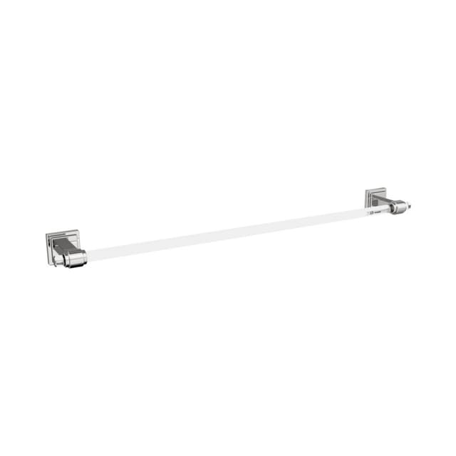 Amerock Glacio Clear/Chrome Towel Bar