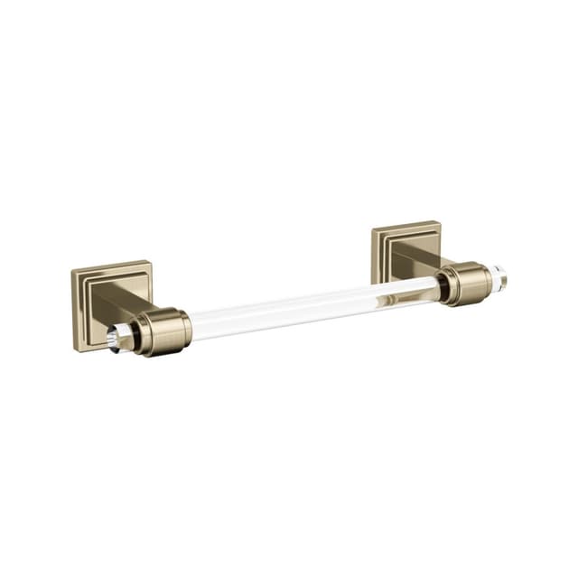 Amerock Glacio Clear/Golden Champagne Towel Bar