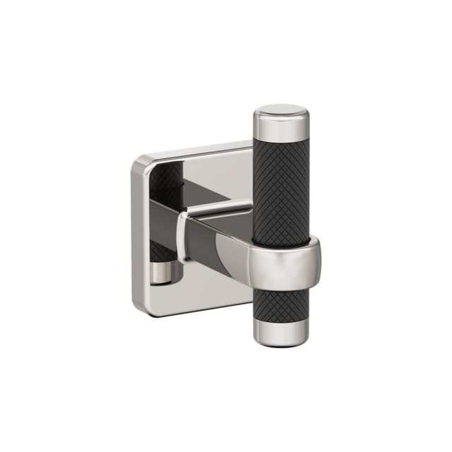 Amerock Esquire Polished Nickel/Black Bronze Robe Hook