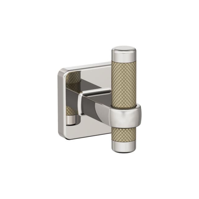 Amerock Esquire Polished Nickel/Golden Champagne Robe Hook