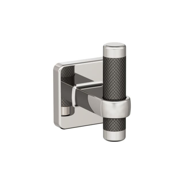 Amerock Esquire Polished Nickel/Gunmetal Robe Hook