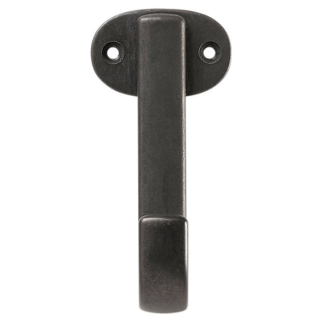 HOOK 4-3/4" LONG BLACK IRON, S077189-BI