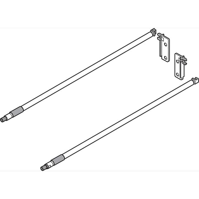 Blum METABOX Long Side Gallery Rail