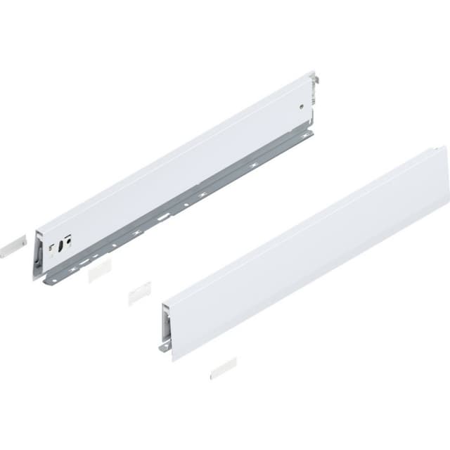 Blum MERIVOBOX Drawer Profiles, Silk White Matte