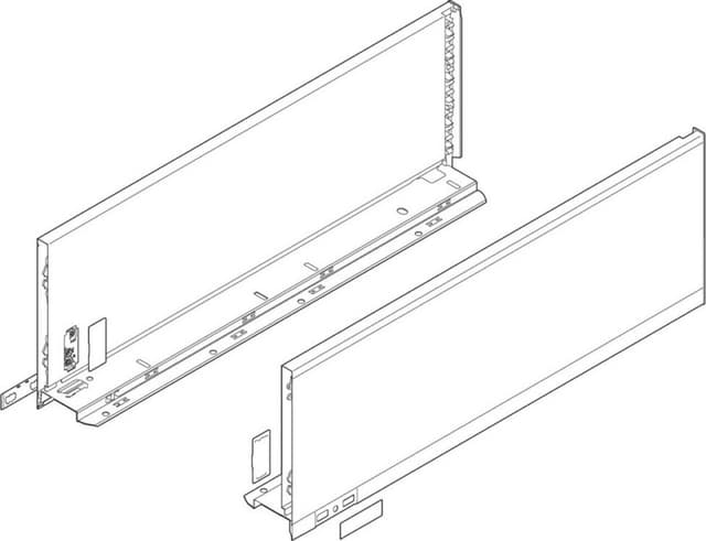 Blum LEGRABOX Drawer Member, C-Height, Orion Gray