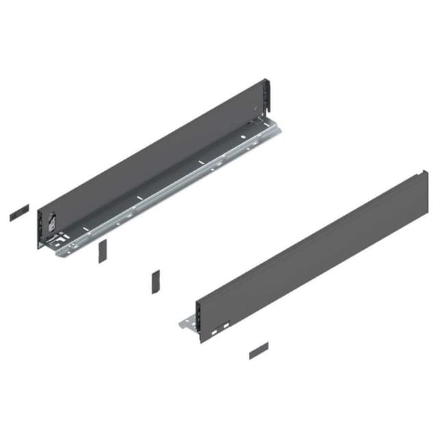 Blum LEGRABOX Drawer Member, M-Height, Orion Gray