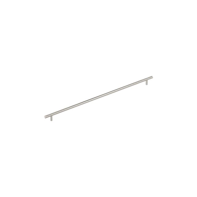 Amerock Bar Pulls Series 25-3/16 in (640 mm) Center to Center Satin Nickel Pull, BP19018G10