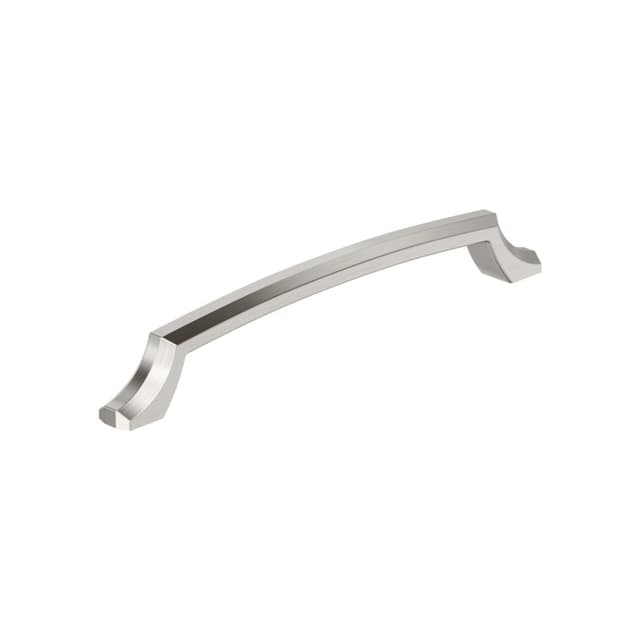Amerock Bellamy Series 7-9/16 in (192 mm) Center to Center Satin Nickel Pull, BP36711G10
