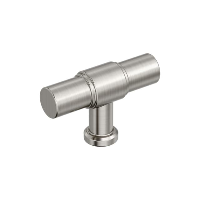 Amerock Faircrest Series Satin Nickel 2 in (51 mm) L x 5/8 in (16 mm) W Knob, BP37461G10