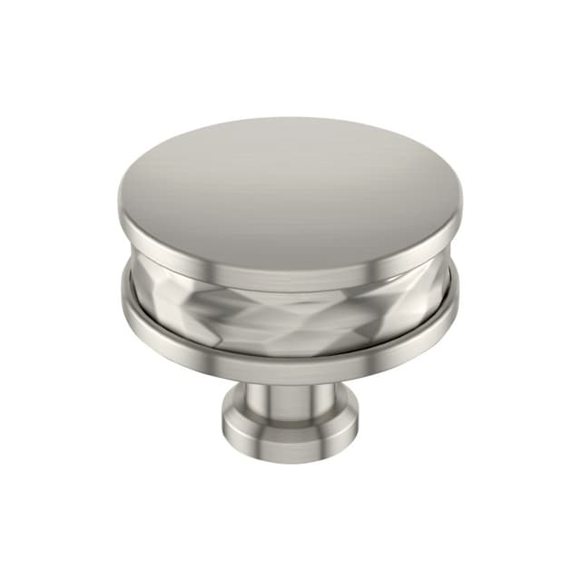 Amerock Fairfax Series Satin Nickel 1-1/2 in (38 mm) L x 1-1/2 in (38 mm) W Knob, BP37536G10