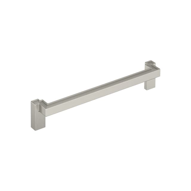 Amerock Rockhurst Series 7-9/16 in (192 mm) Center to Center Satin Nickel Pull, BP37575G10