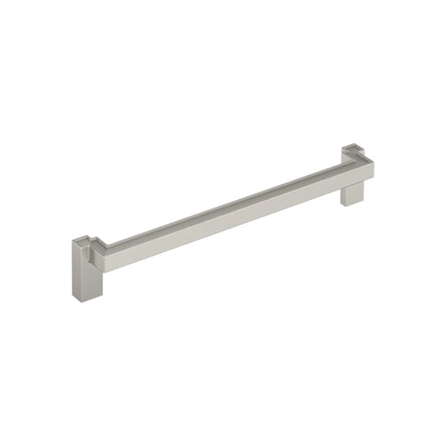 Amerock Rockhurst Series 8-13/16 in (224 mm) Center to Center Satin Nickel Pull, BP37576G10